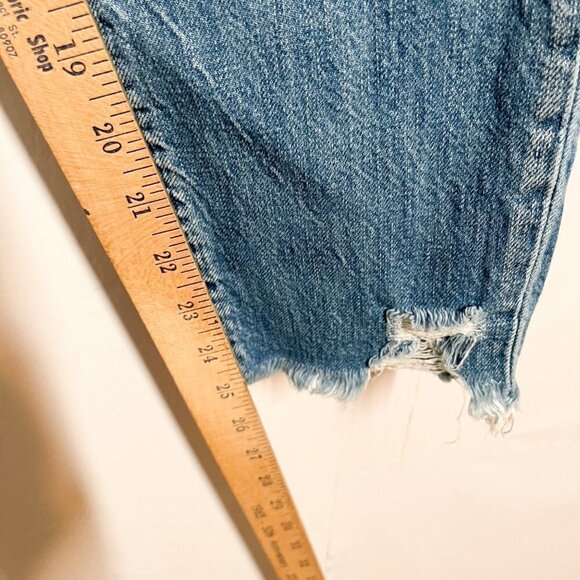 Kancan Jeans High Rise Distressed Elastic Waist Blue Women Size 3/25 - Picture 5 of 7